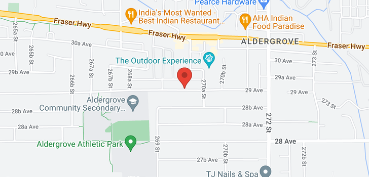 map of 26977 29TH AVENUE